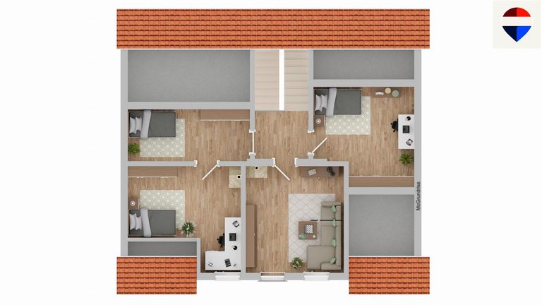 Dachgeschoss Plan