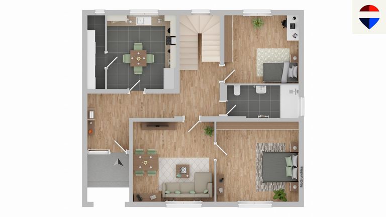 Erdgeschoss Plan