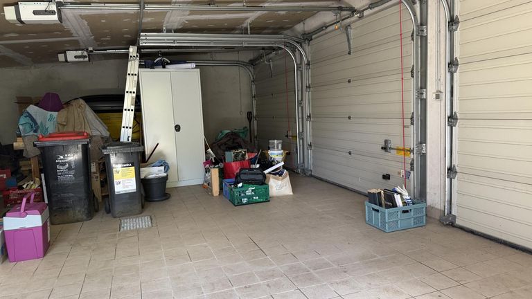 Garage von innen