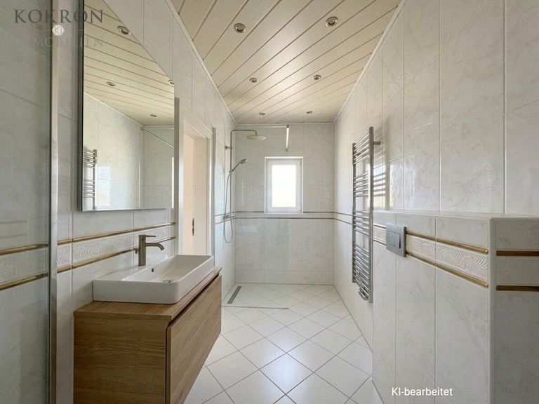 Badezimmer virtuell eingerichtet