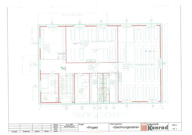 Plan Obergeschoss
