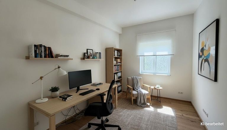 KI generiert Arbeitszimmer