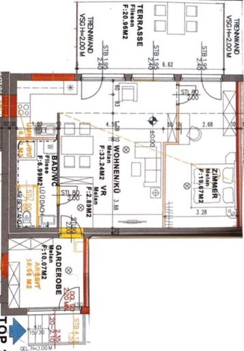 Plan 73 m2