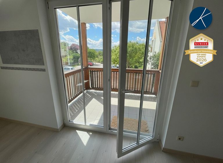 Balkon mit Blick ins Grüne