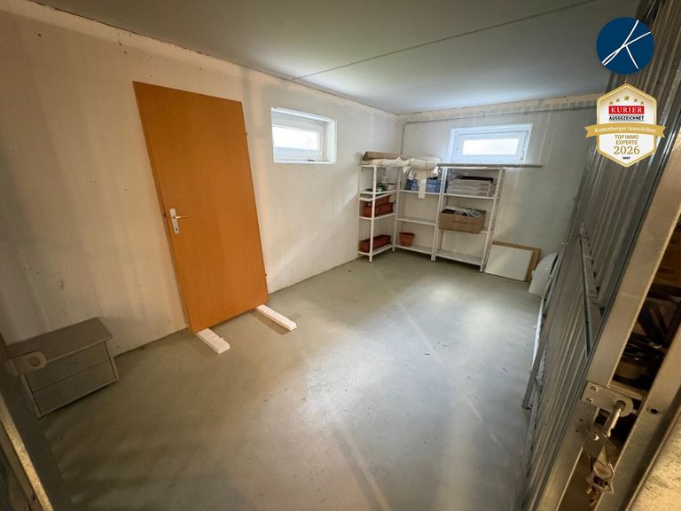 Geräumiger Lagerraum im Keller