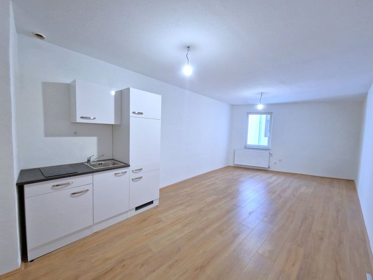 Hauptraum mit Küche und ca. 23  m²