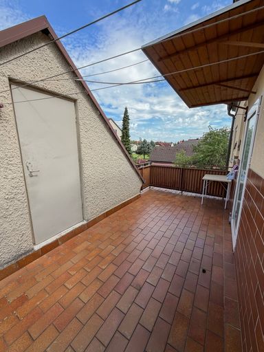 kleine Dachterrasse