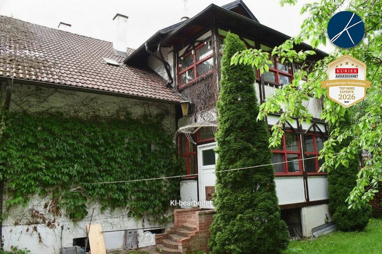 Rückansicht der Villa