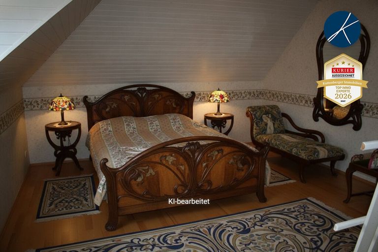 OG Schlafzimmer KI Gestaltung