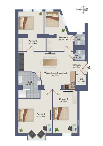 Grundrissplan