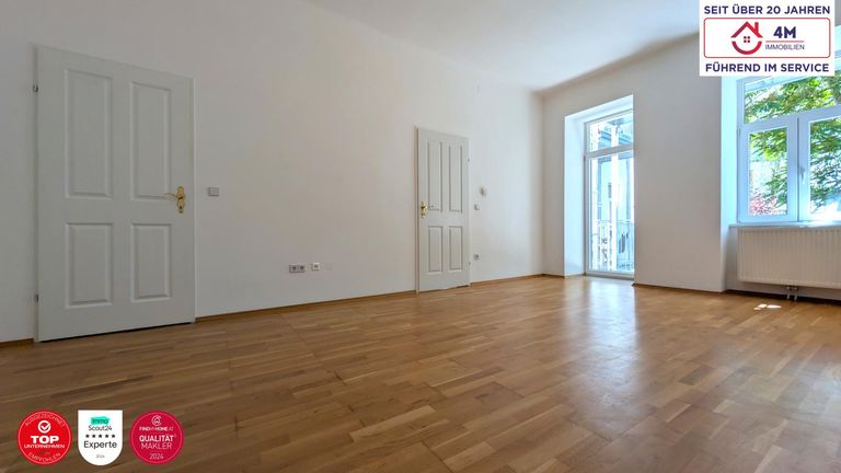 Wohnzimmer von Außenwand