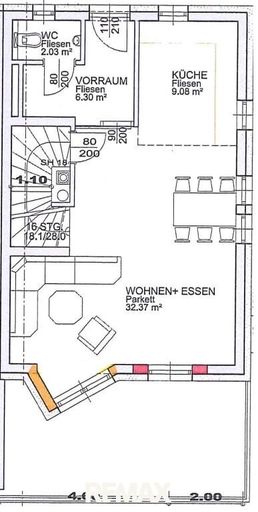 Grundriss Erdgeschoß