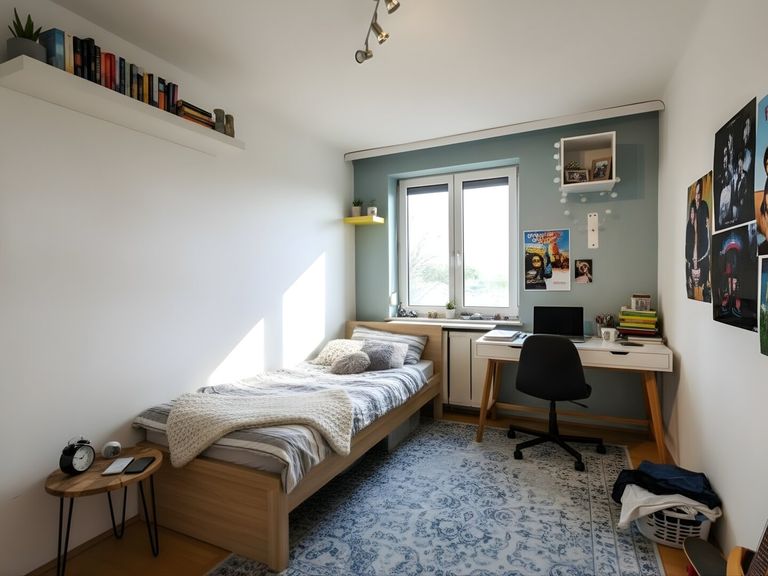 Schlafzimmer KI generiert