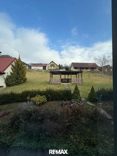 Blick aus dem Esszimmer 