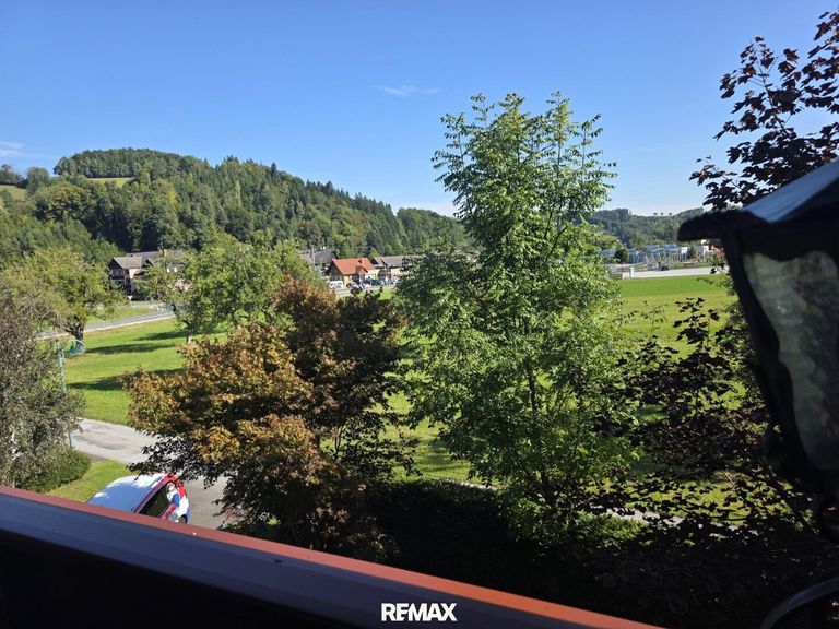 Aussicht vom Balkon