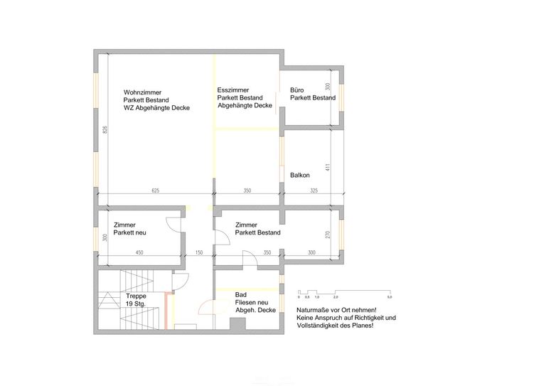 Schematischer Grundriss