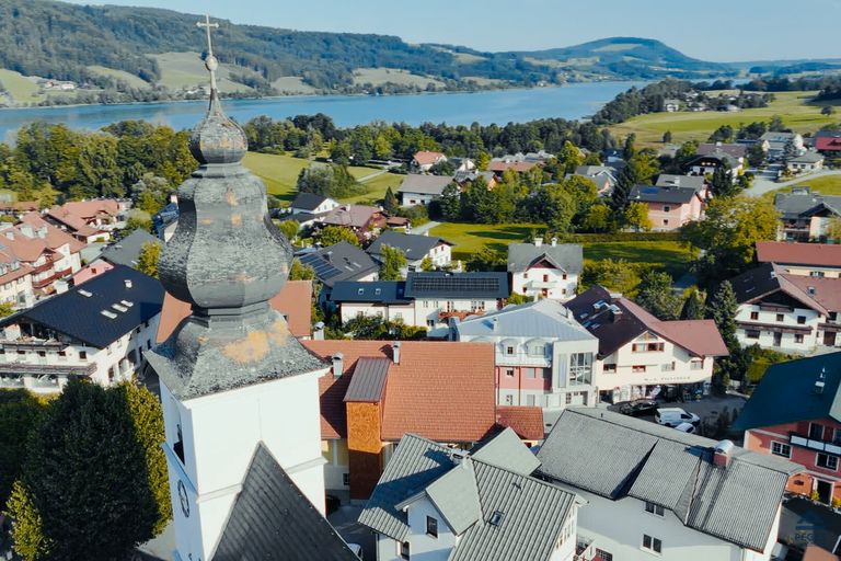 Umgebung - Zell am Moos, Blick Richtung Irrsee