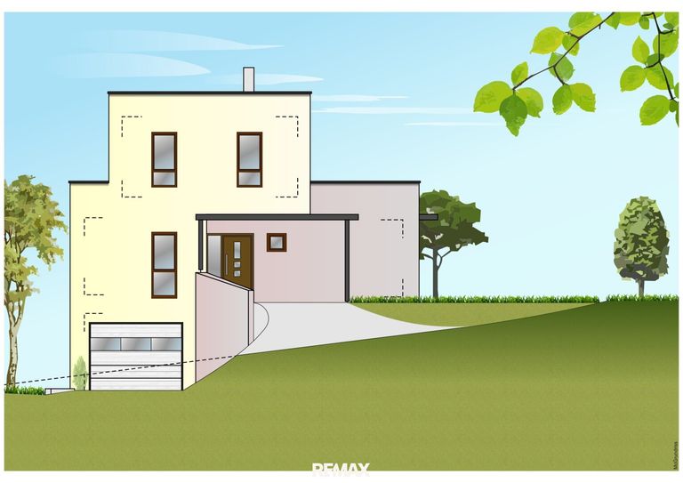 Beispiel für Neubau - Ansicht B