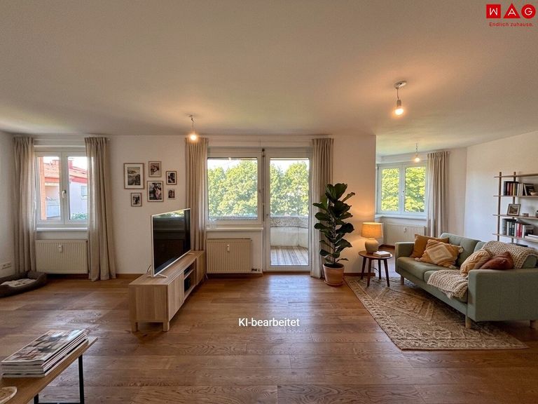 Wohnzimmer Beispiel KI