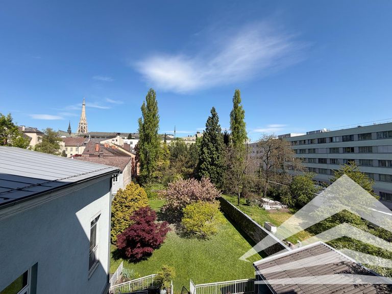 Ausblick vom Schlafzimmer
