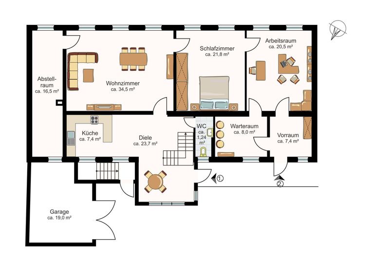 Plan 2D EG