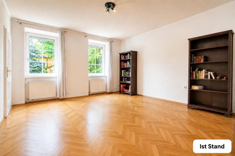 EG Zimmer 3, Ist Stand, evtl. Arbeitsbereich_