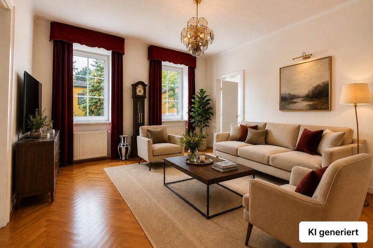 EG Zimmer 2, Einrichtungsvorschlag