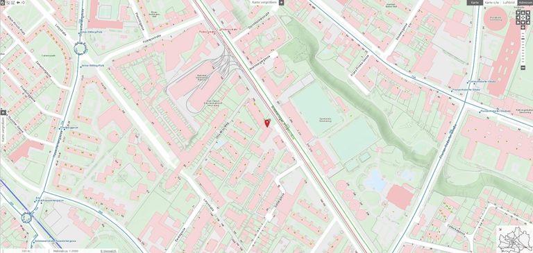 Lageplan Öffis