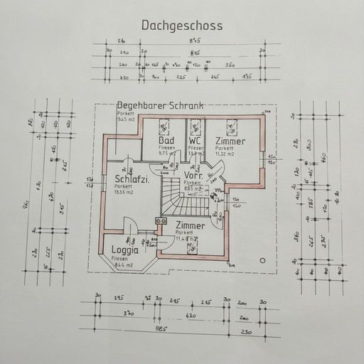 Grundriss Dachgeschoss