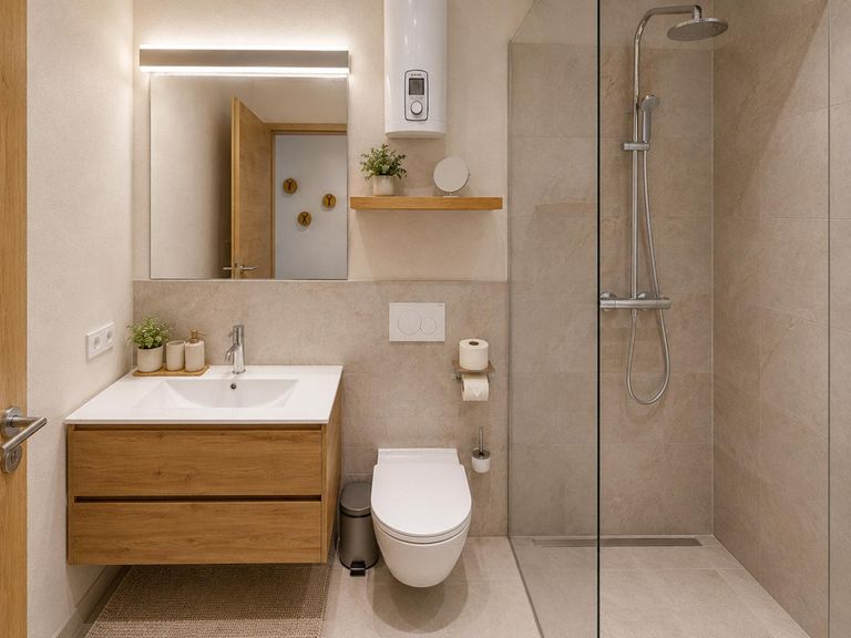See - Haus - Apartment 4 - Badezimmer-