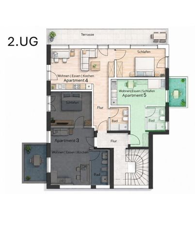 2.UG Apartment 4+5