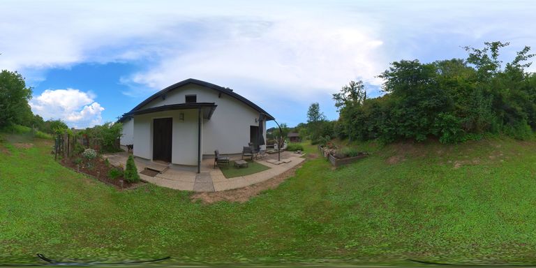 Eingang zum Haus