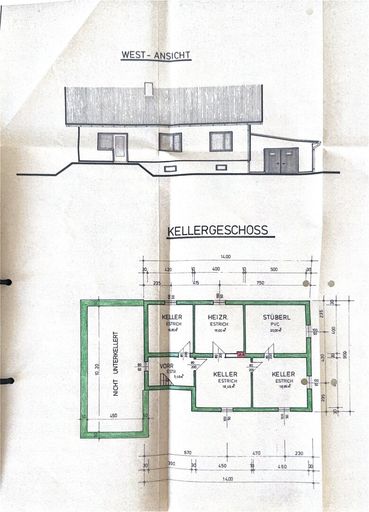 Kellergeschoss Plan