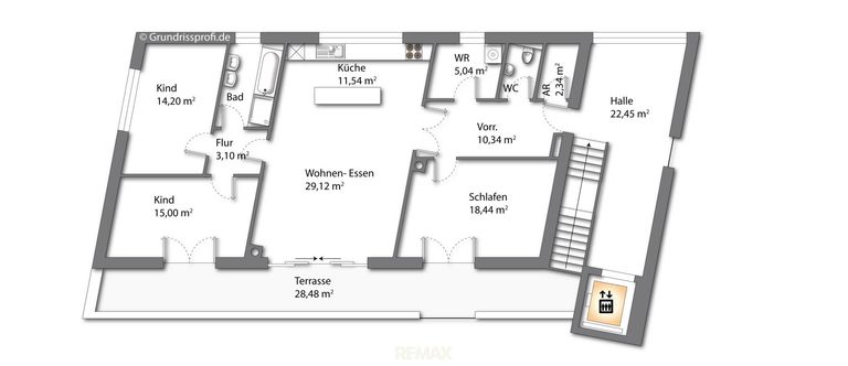 Plan 3 Schlafzimmer möglich