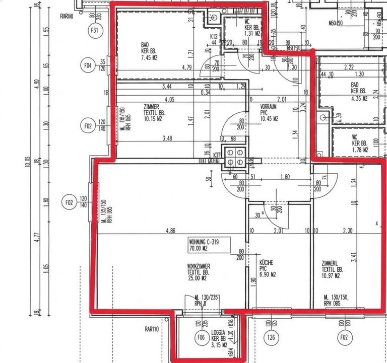 Grundriss Wohnung