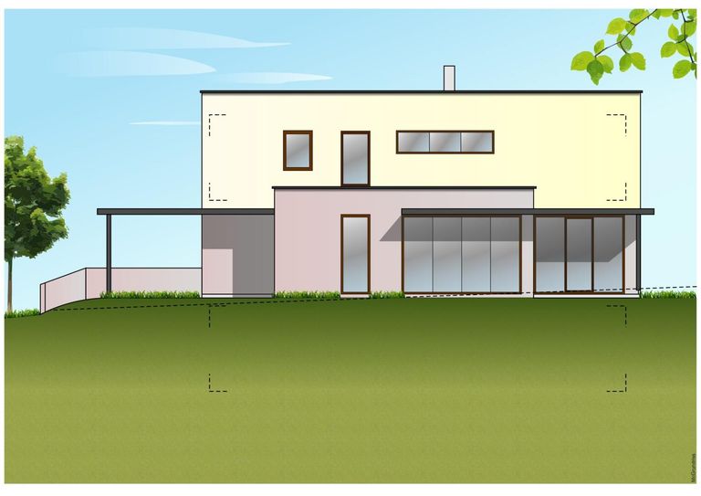 Beispiel für Neubau - Ansicht C