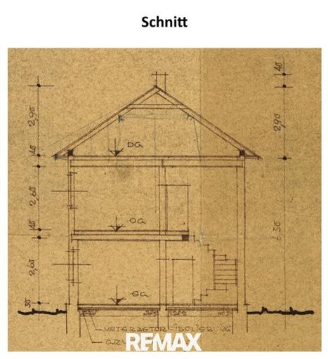 Gebäudeschnitt
