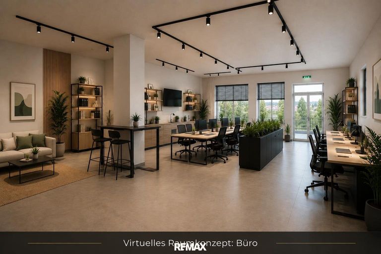 Virteulles Gestaltungskonzept - Büro 