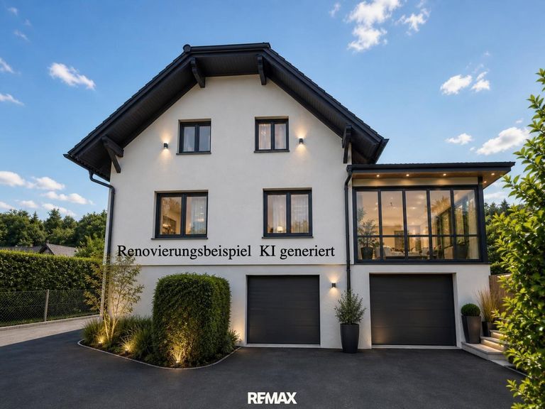 Ansicht Garagen_KI generiert