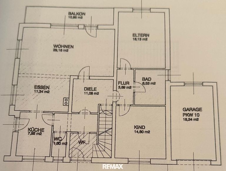 Grundriss Erdgeschoss schematisch