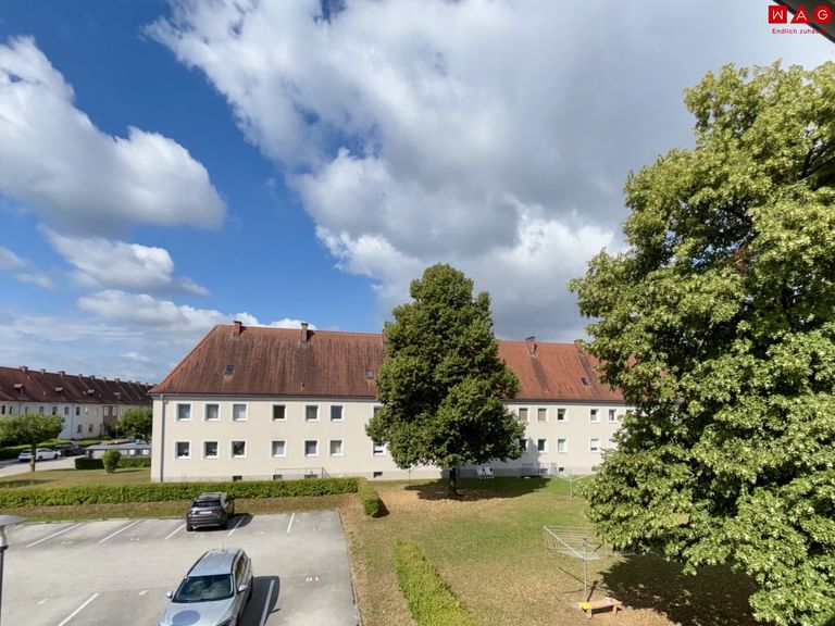Blick aus dem Fenster