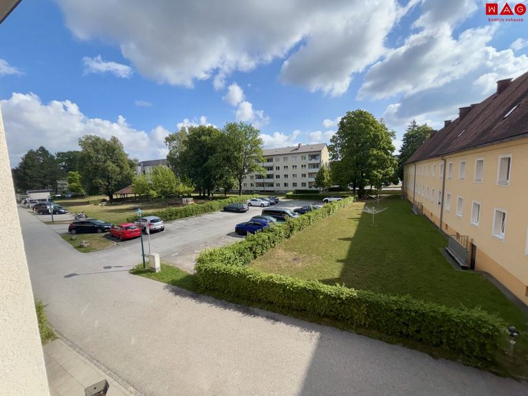 Blick aus dem Fenster