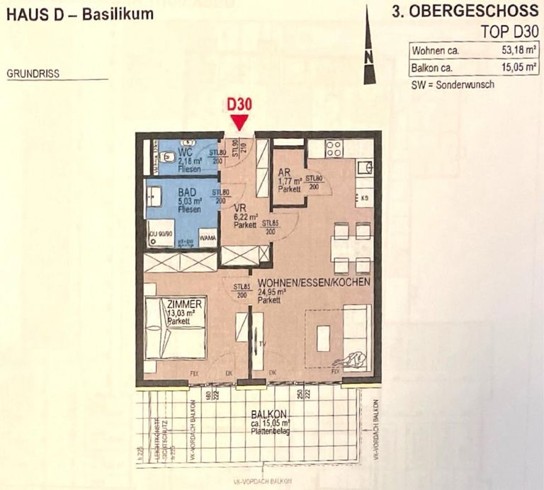 Grundrissplan