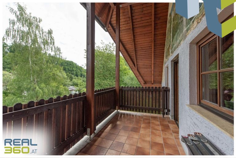 Balkon bei Elternschlafzimmer