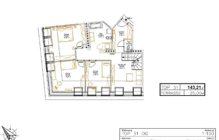 Staudgasse Obj.3341 Plan UG