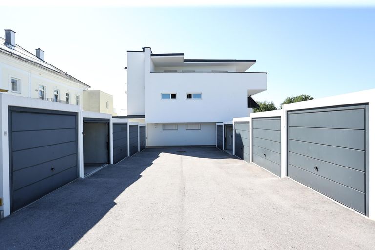barrierefreier Zugang von der Garage zur Wohnung