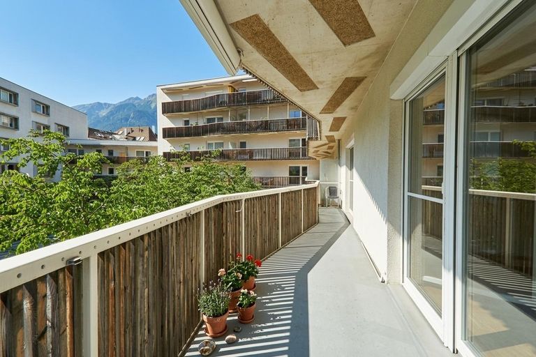 Balkon und Aussicht