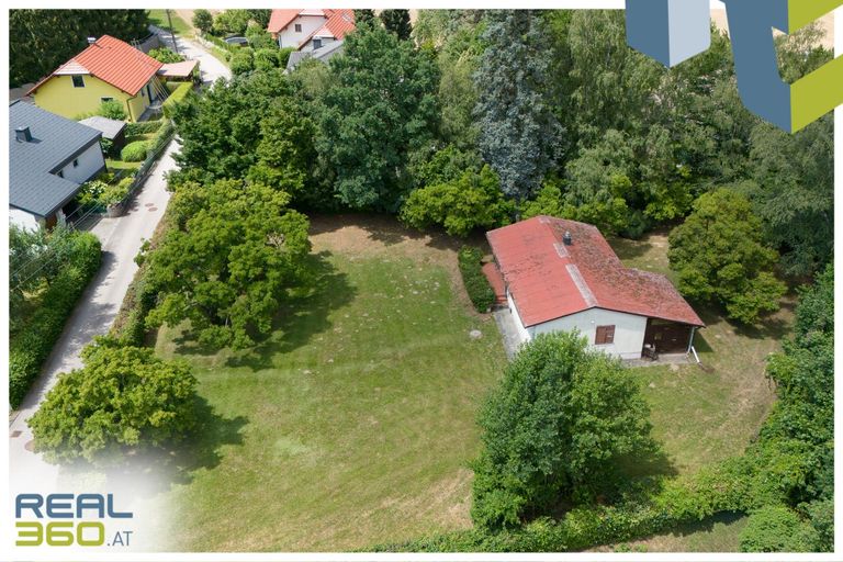 Die 1.821 m² von oben