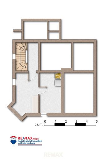 Grundriss KG möbliert