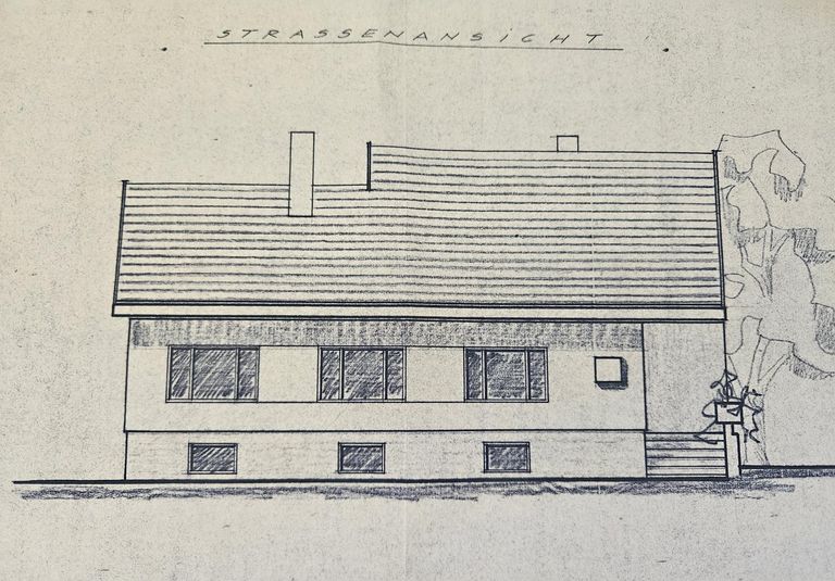 Plan Straßenansicht